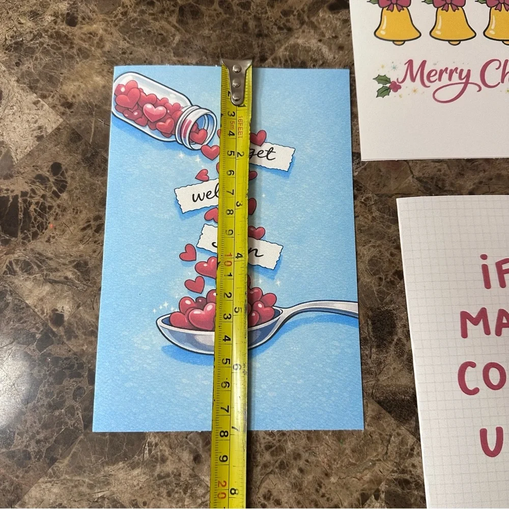 Handmade Greeting Cards Set Of 7 NEW